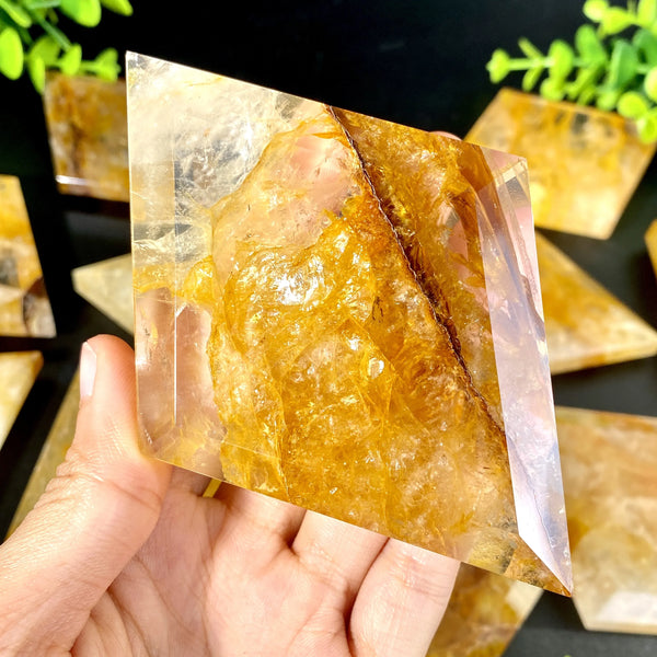 Golden Healer Crystal Rhombus-ToShay.org