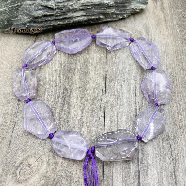 Mixed Quartz Crystal Slice Beads-ToShay.org