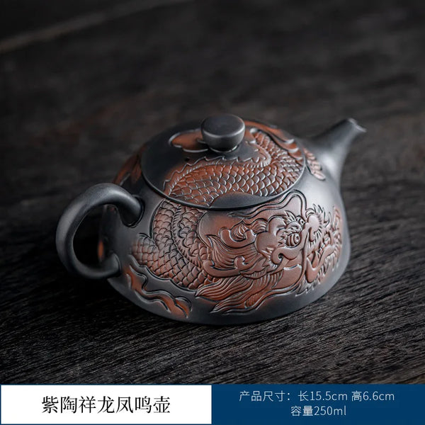 Dragon Clay Teapot-ToShay.org