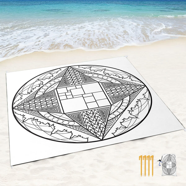 Mandala Beach Blanket-ToShay.org