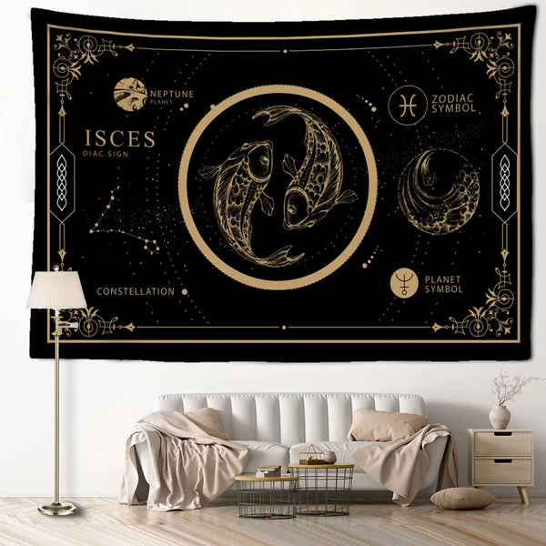 Zodiac Gemini Tapestry-ToShay.org