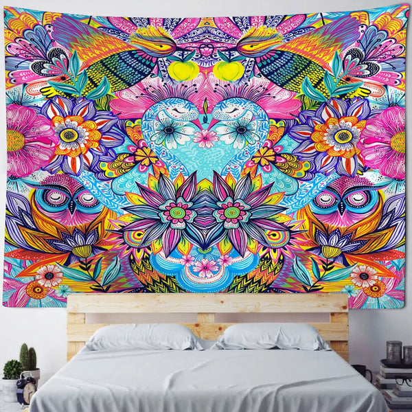 Flower Art Tapestry-ToShay.org