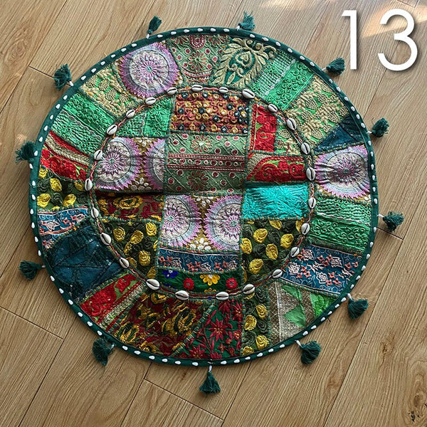 Patchwork Floor Cushion Cover-ToShay.org