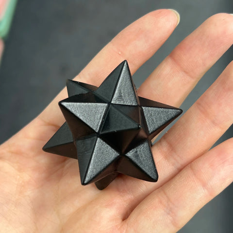 Black Obsidian Polyhedron-ToShay.org