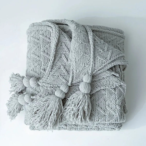 Woven Chenille Blanket-ToShay.org