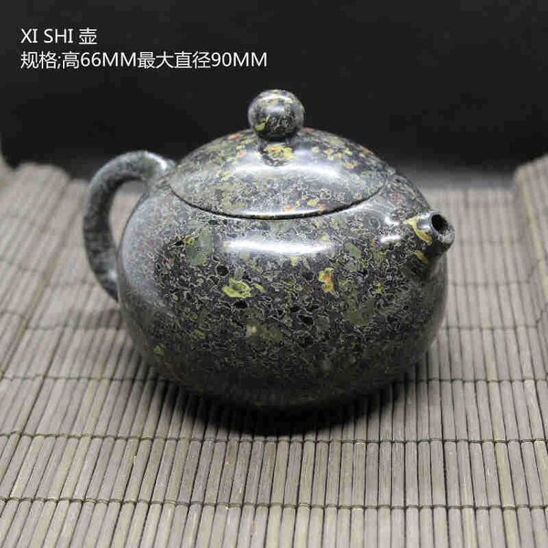 Green Plum Jade Teapot-ToShay.org