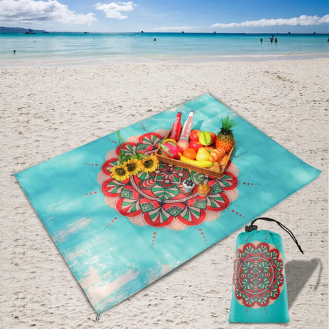 Flower Beach Blanket-ToShay.org