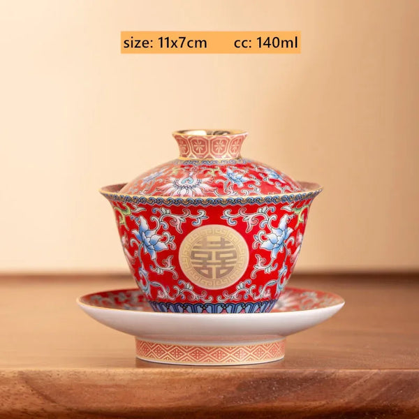 Gaiwan Ceramic Tea Tureen-ToShay.org