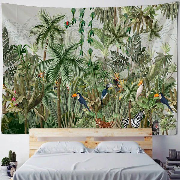 Tropical Plants Tapestry-ToShay.org