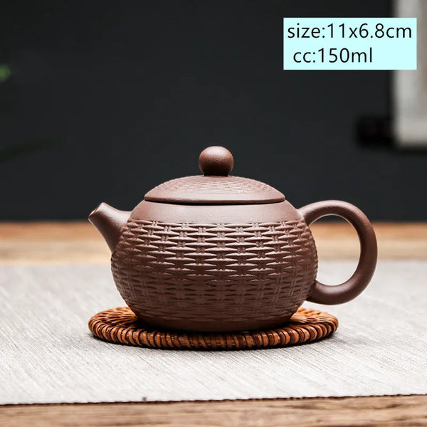 Yixing Clay Bamboo Teapot-ToShay.org