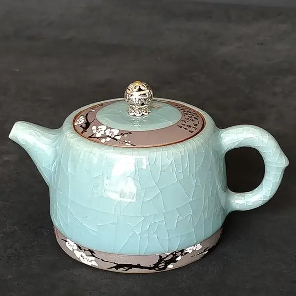 Blue Celadon Glaze Teapot-ToShay.org