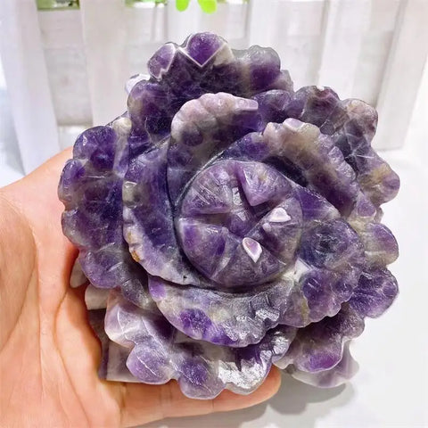 Purple Dream Amethyst Flower-ToShay.org