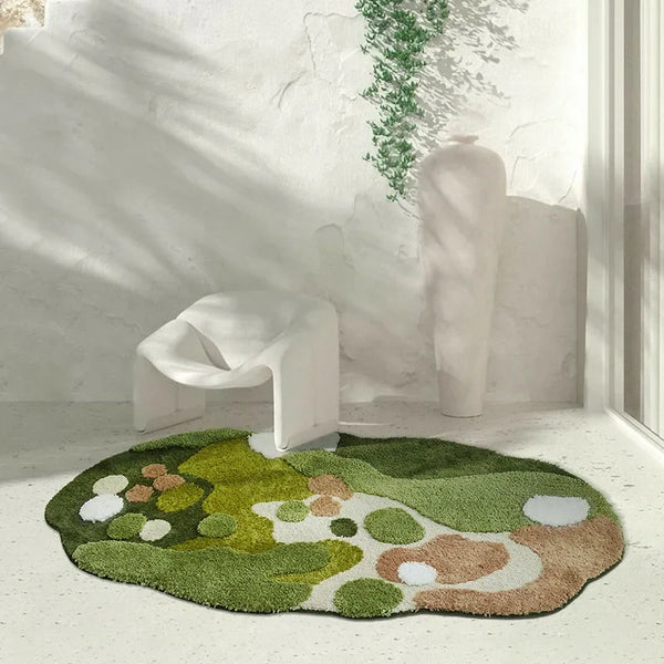 Moss Garden Rug-ToShay.org