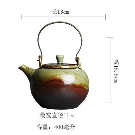 Glazed Ceramic Teapot-ToShay.org