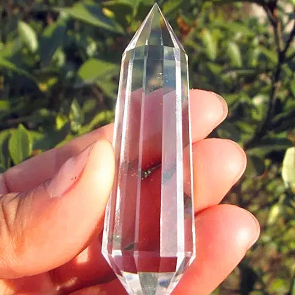 Clear Crystal Quartz Wand-ToShay.org