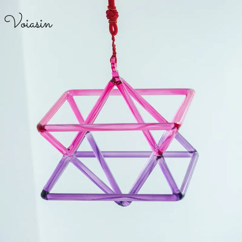 Pink Purple Crystal Merkaba-ToShay.org