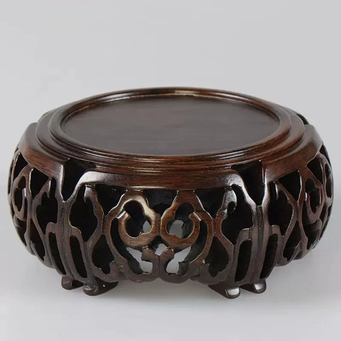 Black Sandalwood Carved Base-ToShay.org