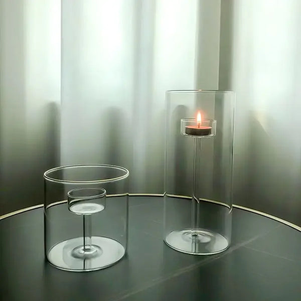 Glass Candle Holders-ToShay.org