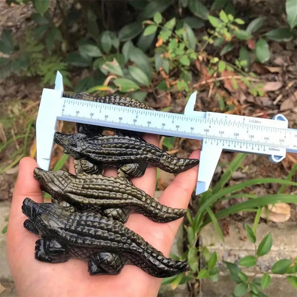 Black Obsidian Crocodile-ToShay.org