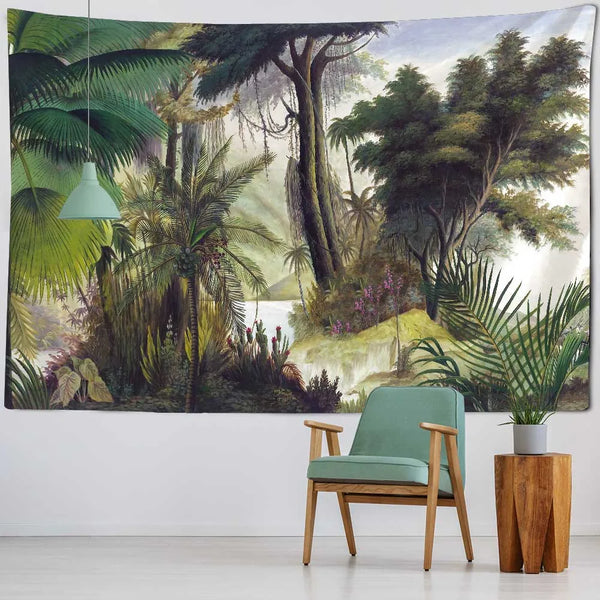 Tropical Plants Tapestry-ToShay.org