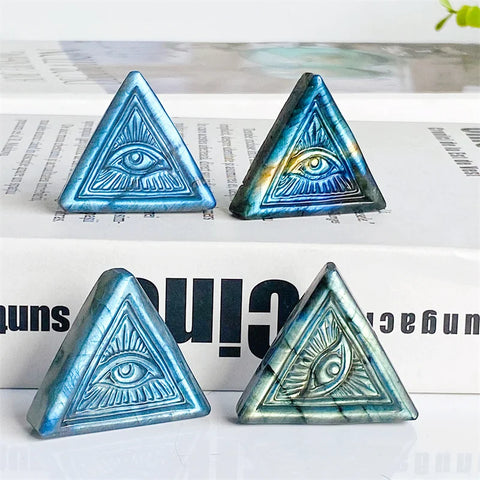 Blue Labradorite Eye Pyramid-ToShay.org