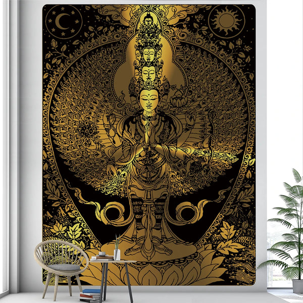 Buddha Art Tapestry-ToShay.org