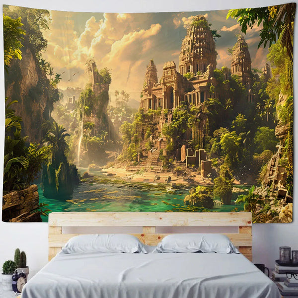 Fantasy Landscape Tapestry-ToShay.org