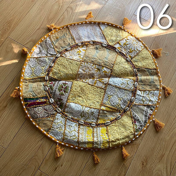 Patchwork Floor Cushion Cover-ToShay.org