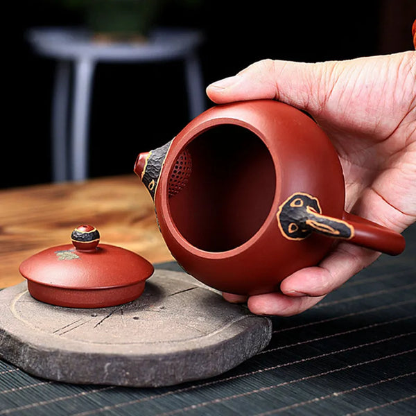 Plum Blossom Clay Tea Pot-ToShay.org