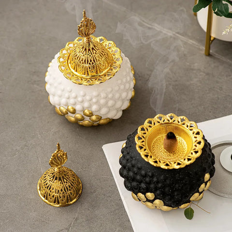 Ceramic Ball Incense Holder-ToShay.org