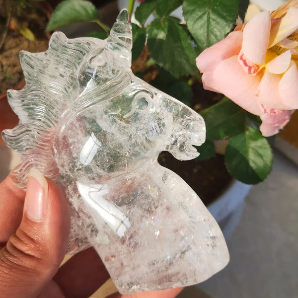 Clear Crystal Unicorn-ToShay.org