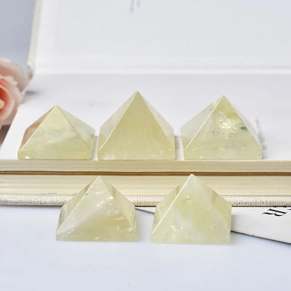 Yellow Citrine Pyramid-ToShay.org