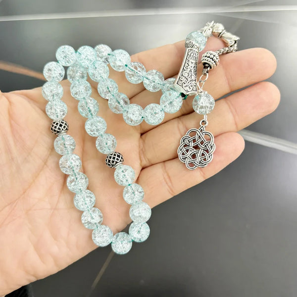 Blue Crystal Prayer Beads-ToShay.org