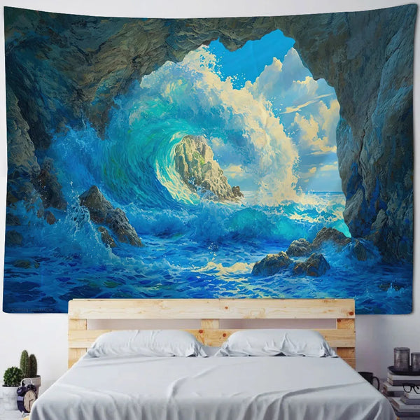 Seaside Sunset Tapestry-ToShay.org