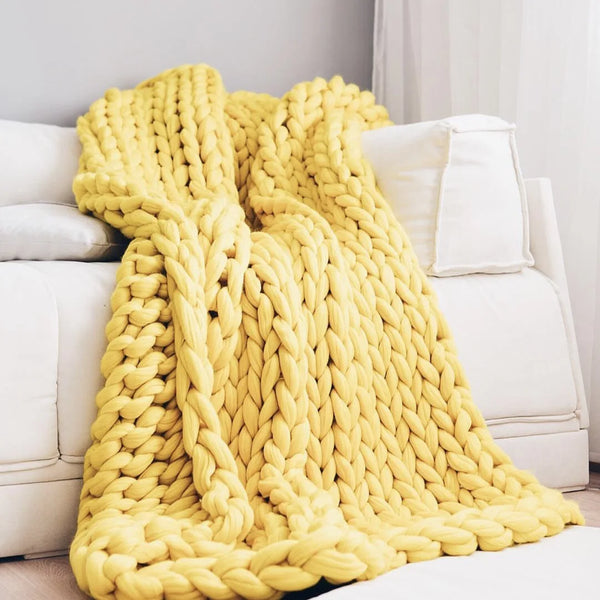 Knitted Throw Blanket-ToShay.org