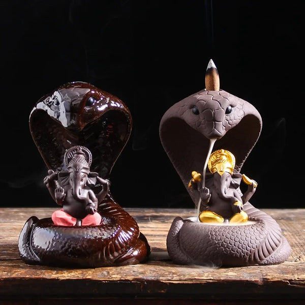 Ganesha Snake Incense Burner-ToShay.org