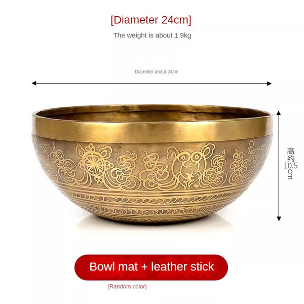 Tibetan Bronze Singing Bowl-ToShay.org