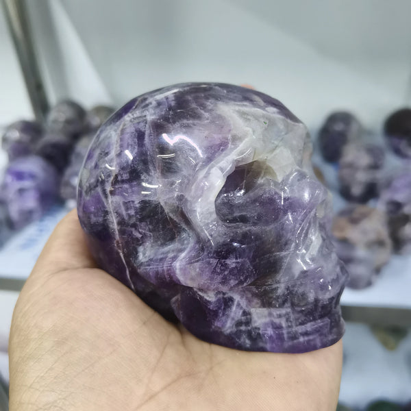 Purple Dream Amethyst Skull-ToShay.org