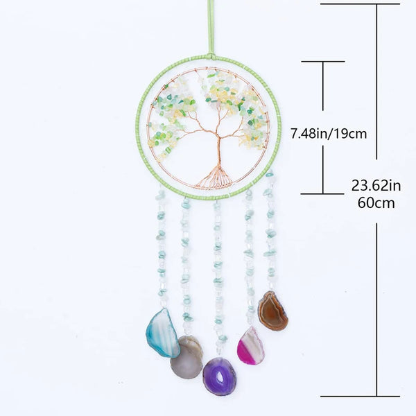 Agate Tree of Life Suncatcher-ToShay.org