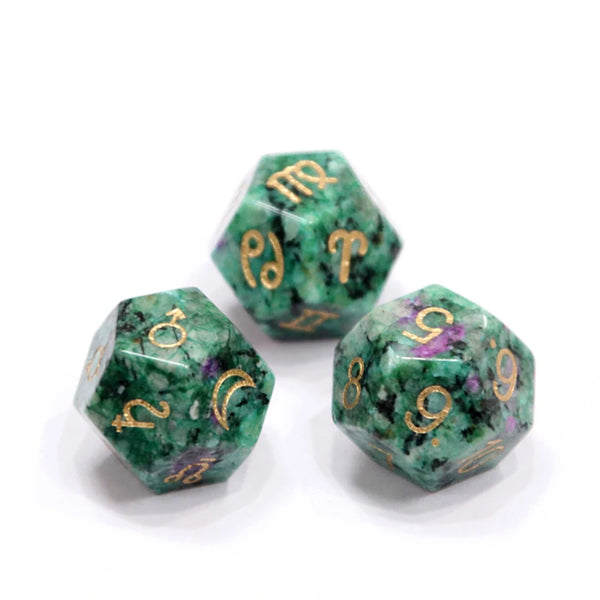 Mixed Crystal Platonic Solid Dice-ToShay.org