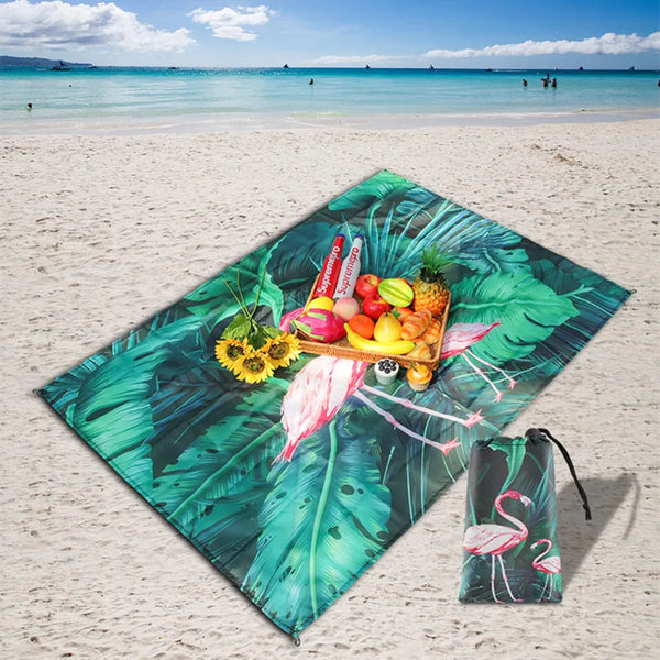 Flower Beach Blanket-ToShay.org