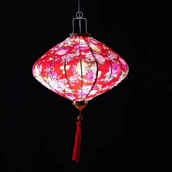 Flower Print Lantern-ToShay.org