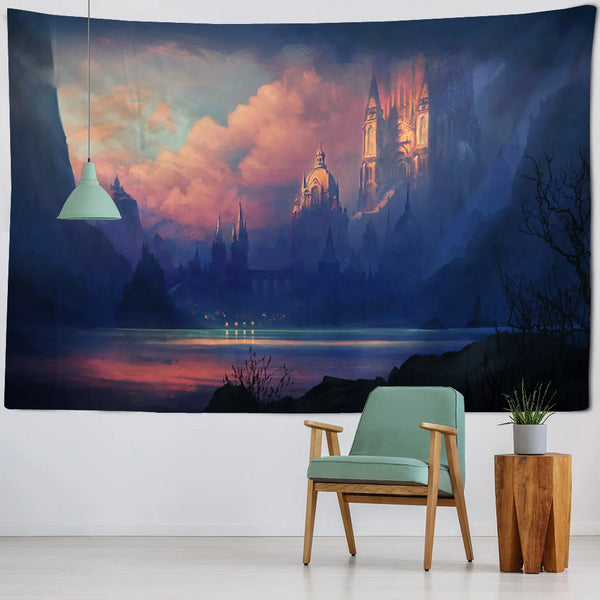 Fantasy Landscape Tapestry-ToShay.org