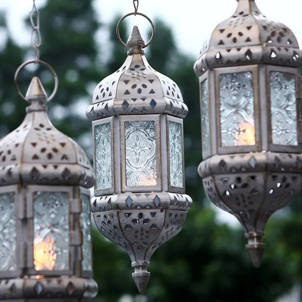 Stained Glass Candle Lantern-ToShay.org