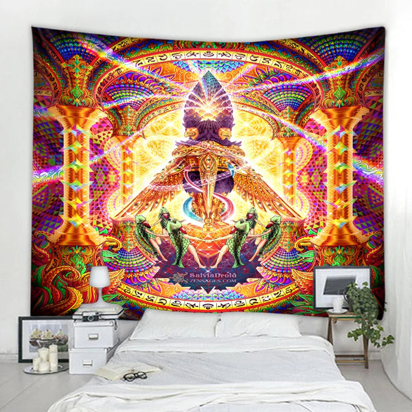 Psychedelic Palace Art Tapestry-ToShay.org