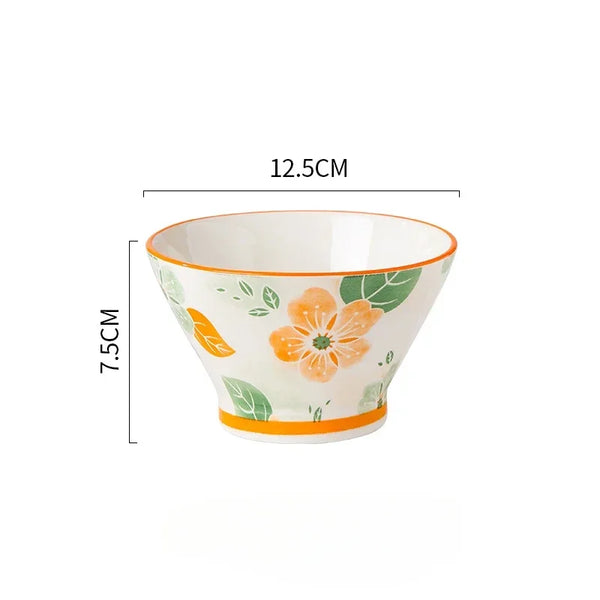 Flowers Ceramic Bowl-ToShay.org