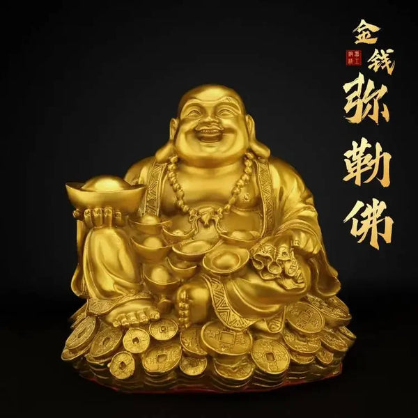 Maitreya Gold Coin Buddha-ToShay.org