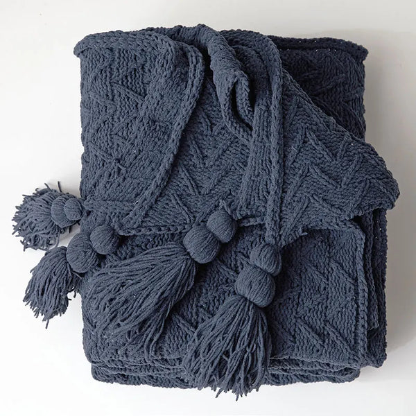 Woven Chenille Blanket-ToShay.org