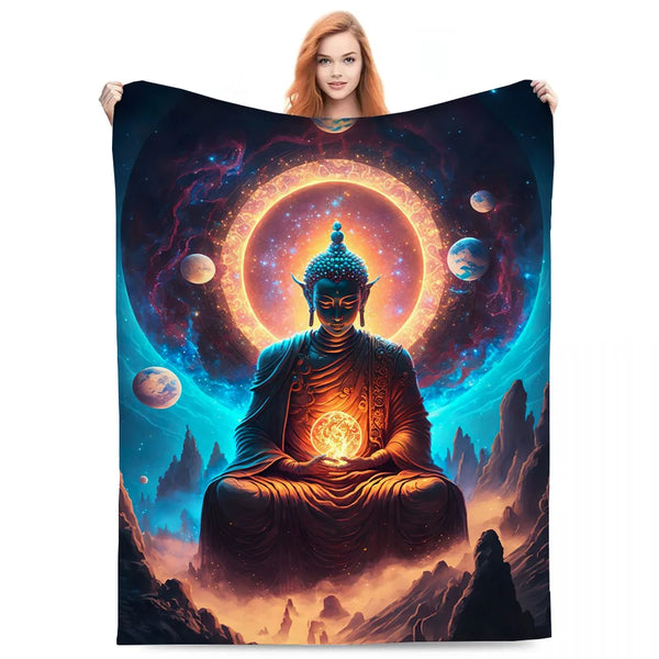 Buddha Plush Blanket-ToShay.org