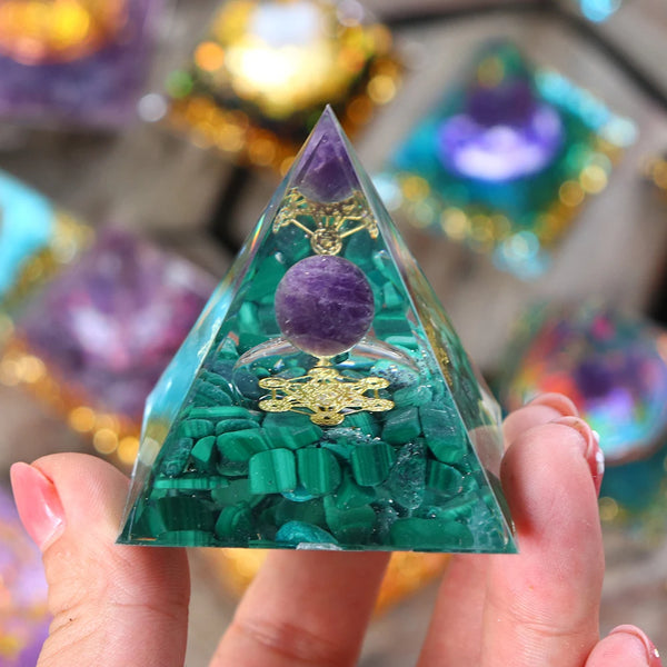 Energy Tree of Life Orgonite Pyramid-ToShay.org